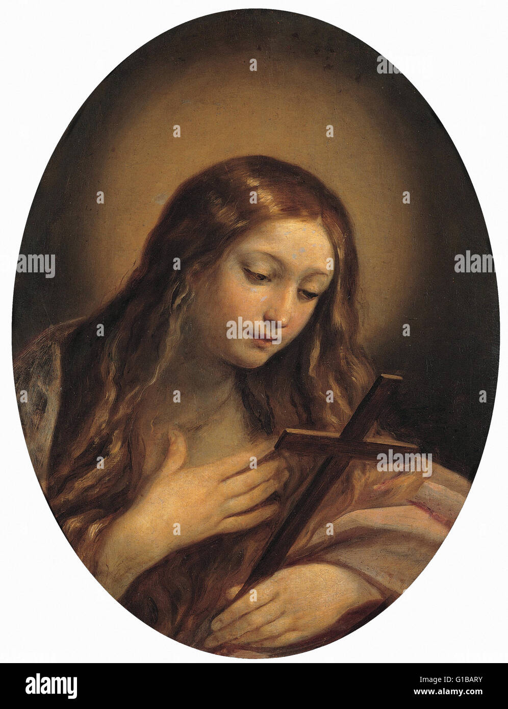 Guido Reni - Penitent Magdalene - Musei Capitolini Roma Stock Photo