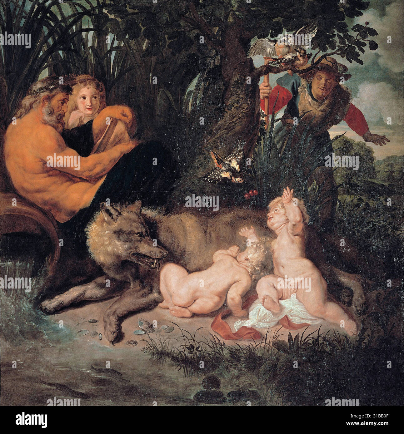Peter Paul Rubens - Romulus and Remus - Musei Capitolini Roma Stock Photo