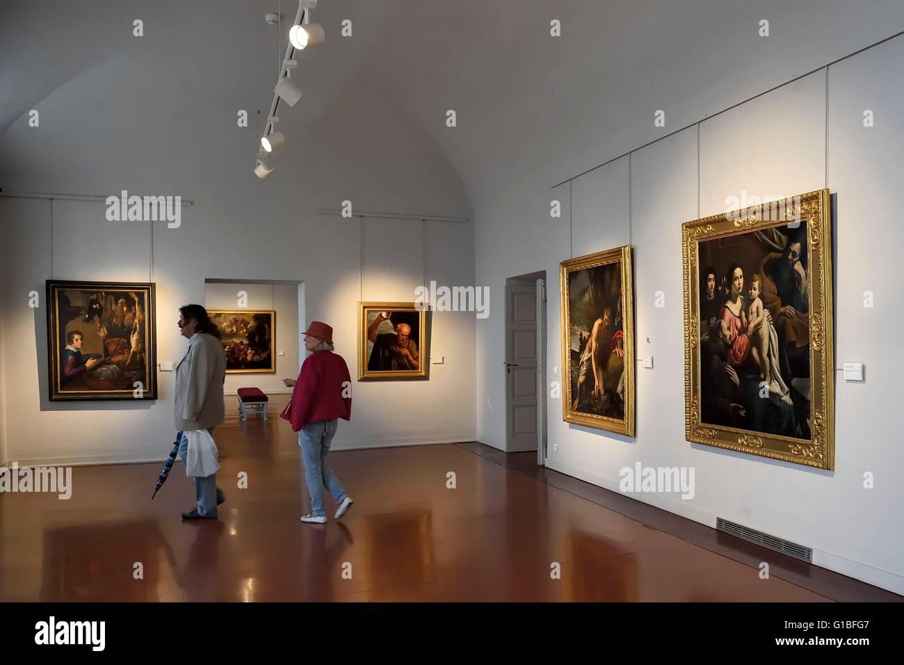 France, Corse du Sud, Ajaccio, Fesch museum (the Museum of Fine Arts), collection of Italian paintings Stock Photo