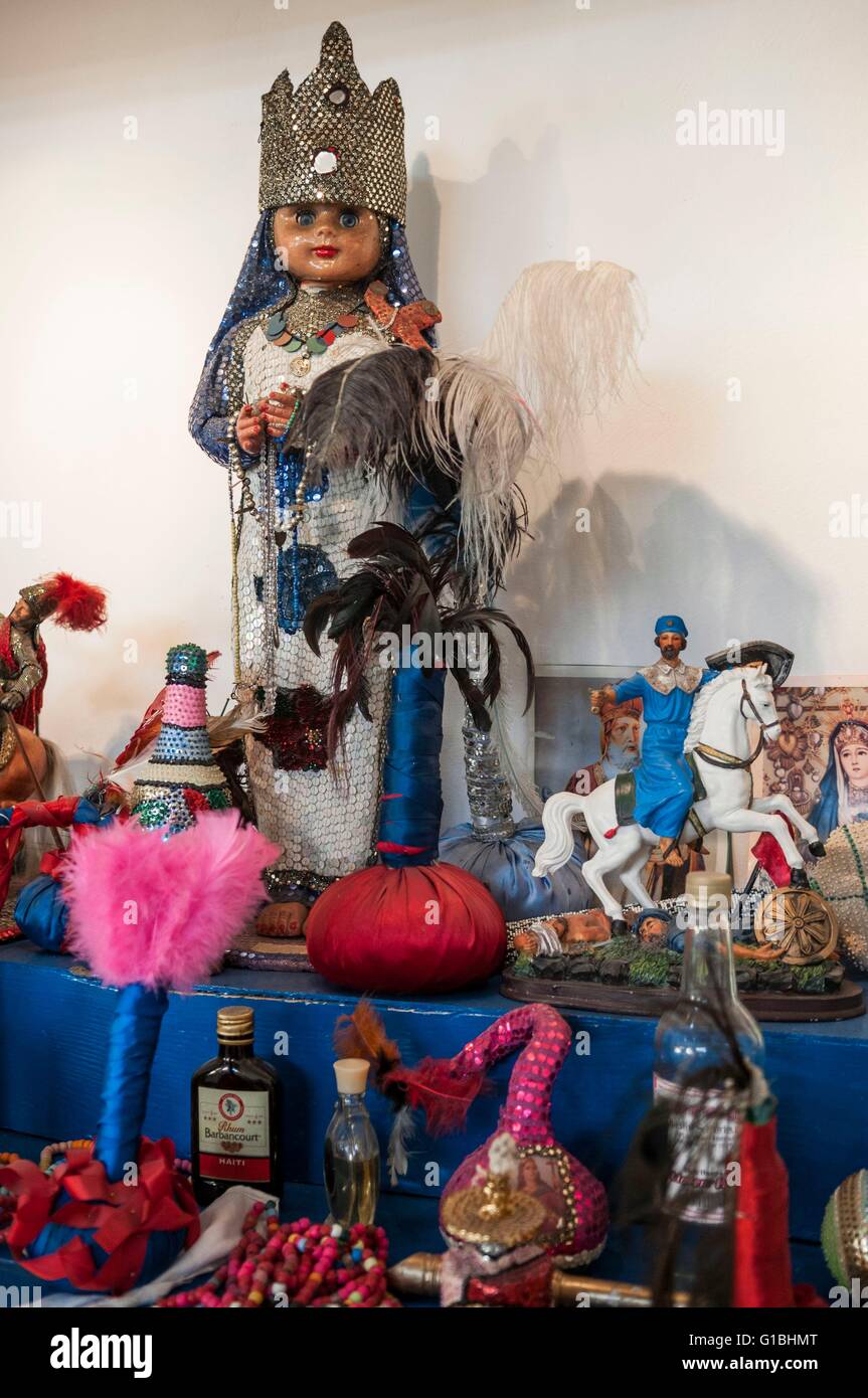 Haiti, Port au Prince, ethnologic and voodoo museum Stock Photo