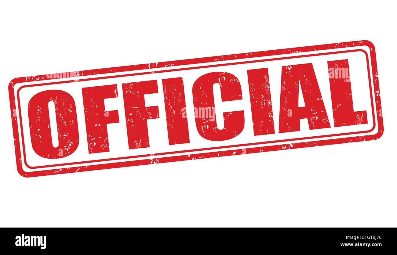 Official grunge rubber stamp on white background, vector illustration ...
