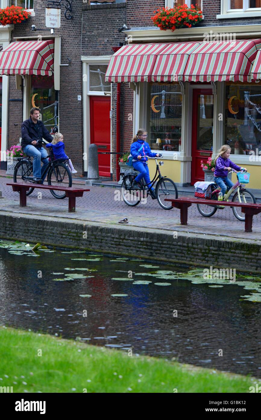 Netherlands, Holland, Delft canal Stock Photo