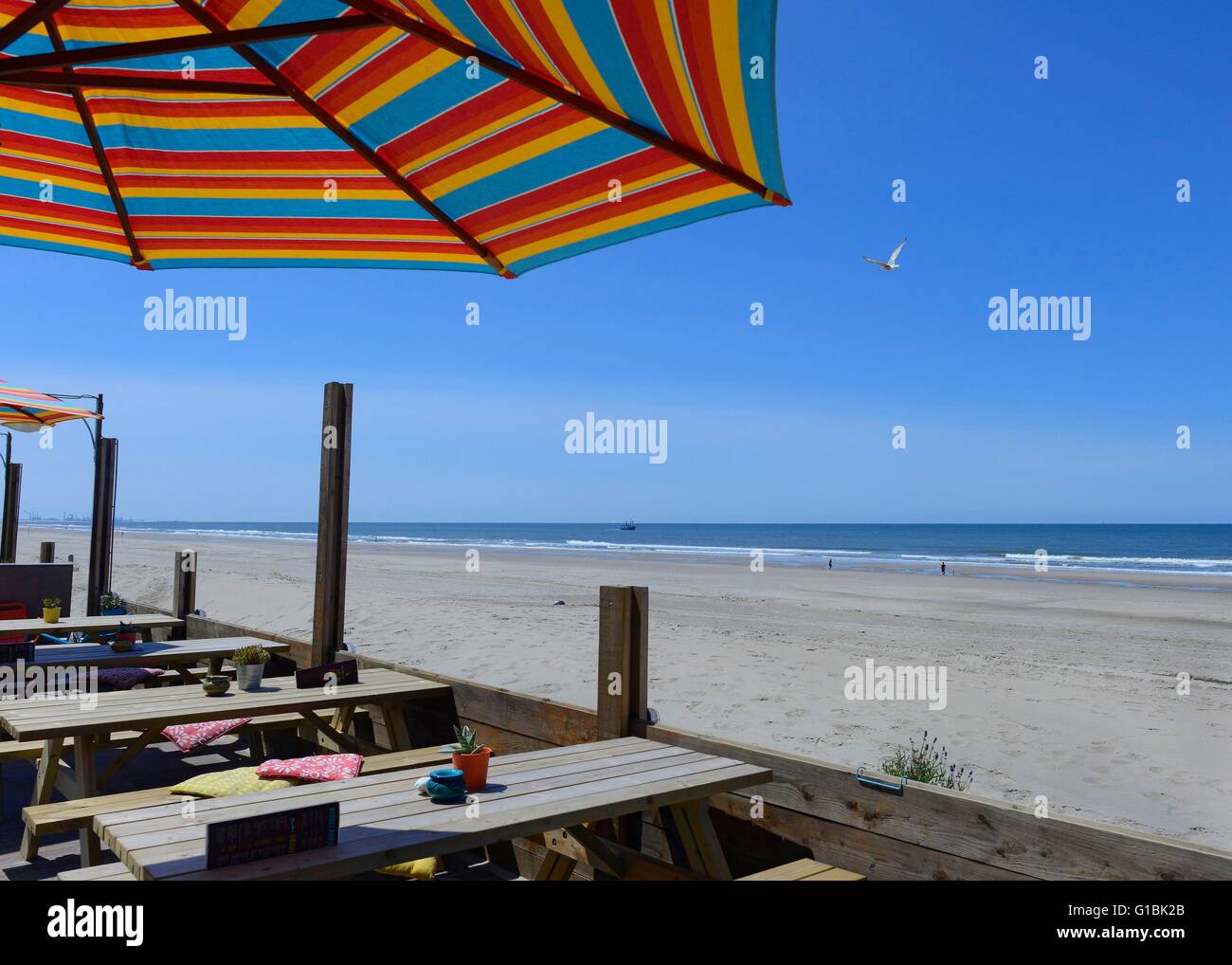Netherlands, Holland, Scheveningen beach Stock Photo