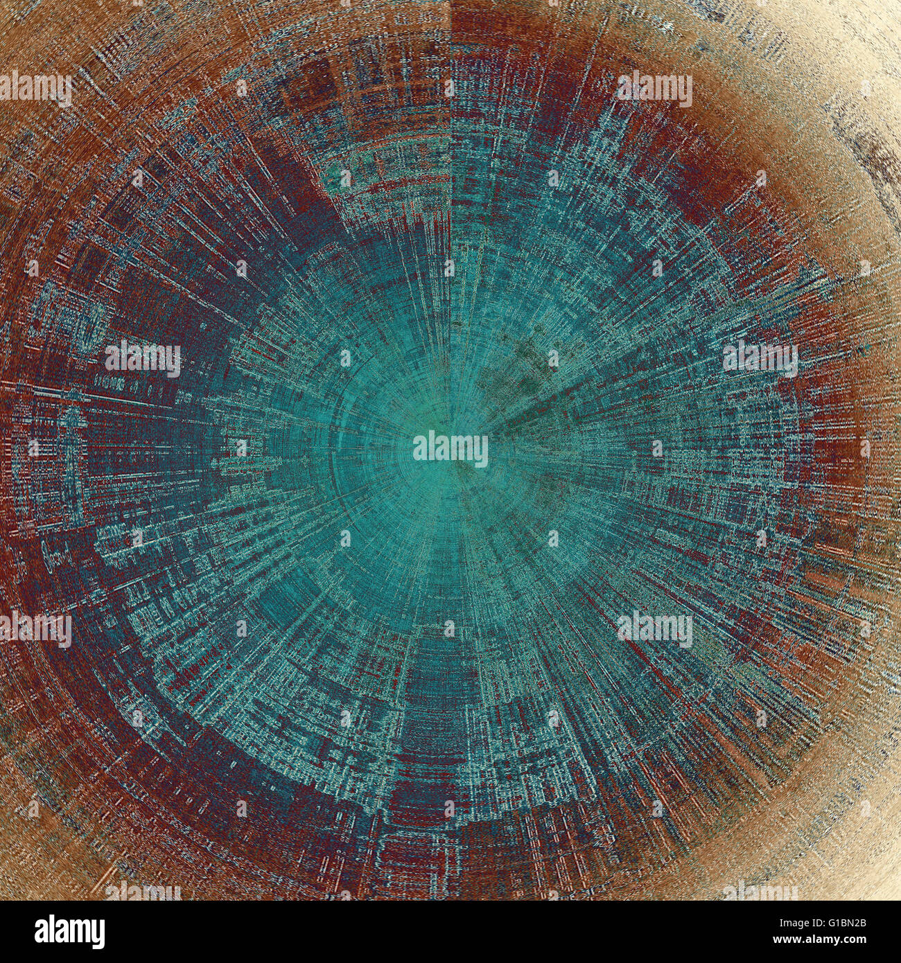 Spherical old vintage backdrop. Original background or aged texture ...