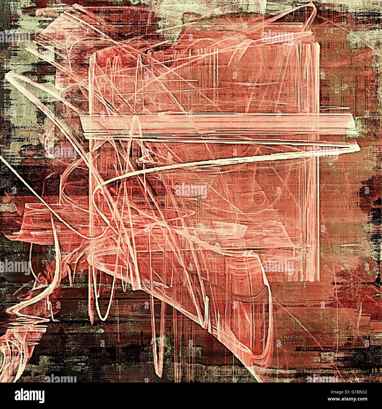 Retro texture, shabby and ragged background in grunge style. With ...