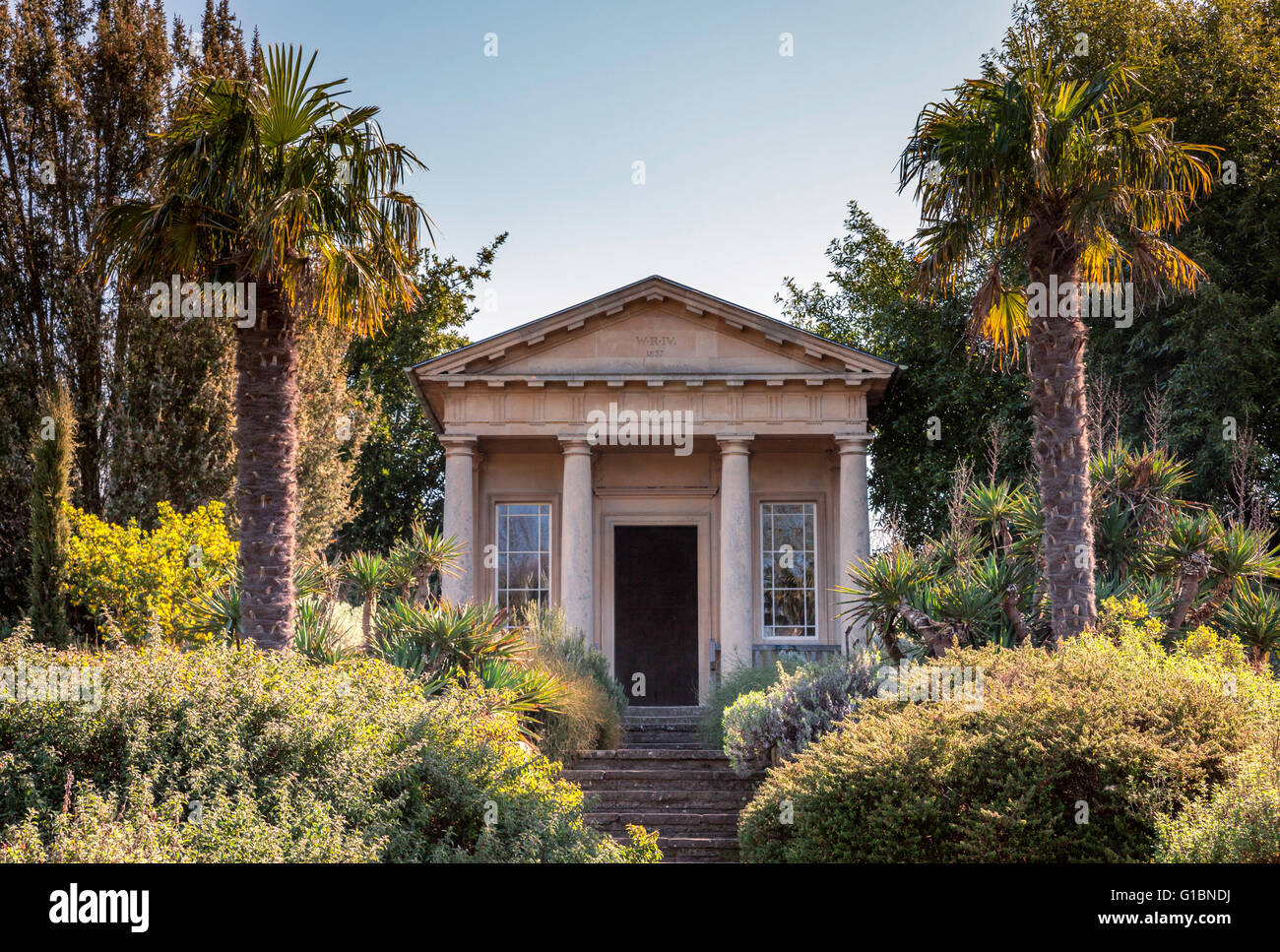 King William's Temple at Kew Gardens, south west London, UK Stock Photo