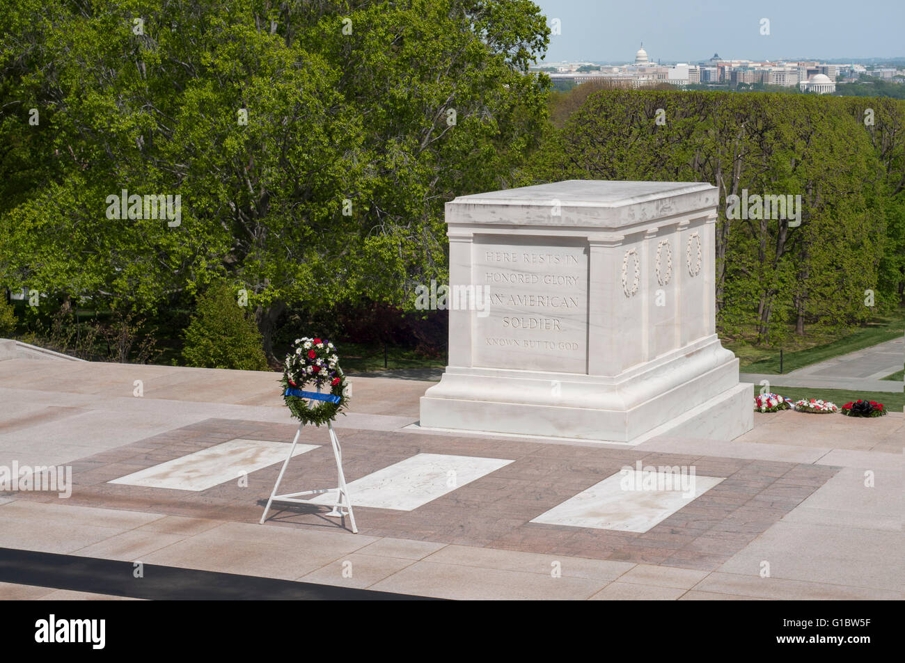 Tomb of the unknown soldier Stock Photo