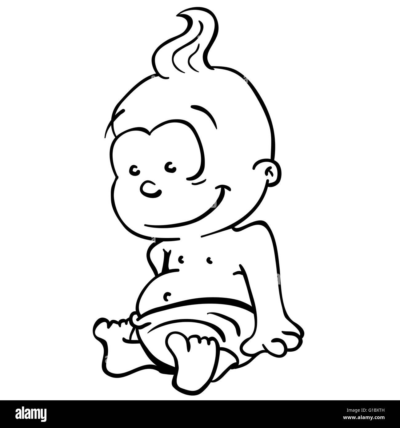 Baby Cartoon Black And White Stock Photos Images Alamy Baby Cartoon Black And White Stock Photos Images Alamy