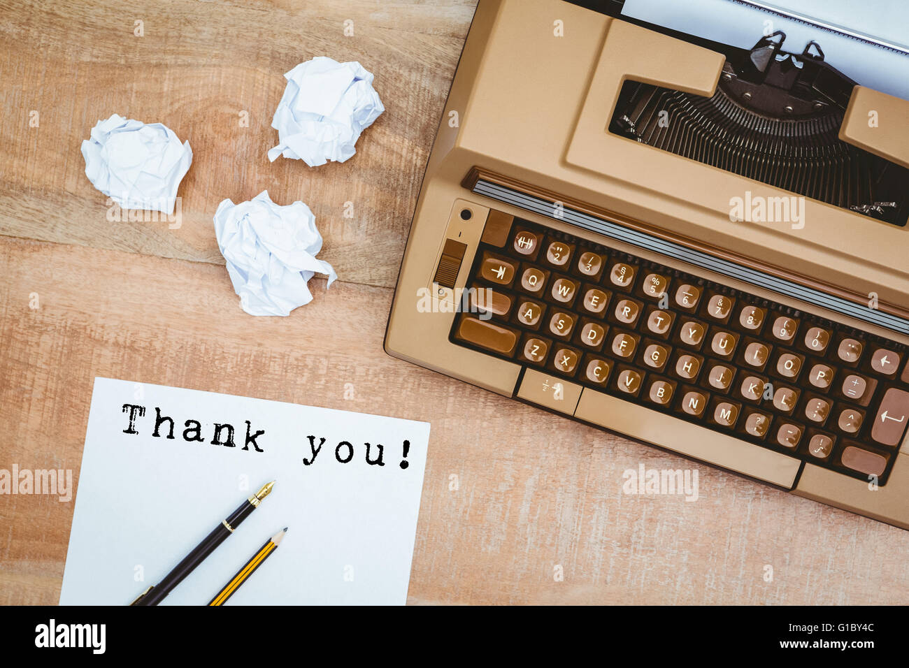Thank you writing pen hi-res stock photography and images - Alamy