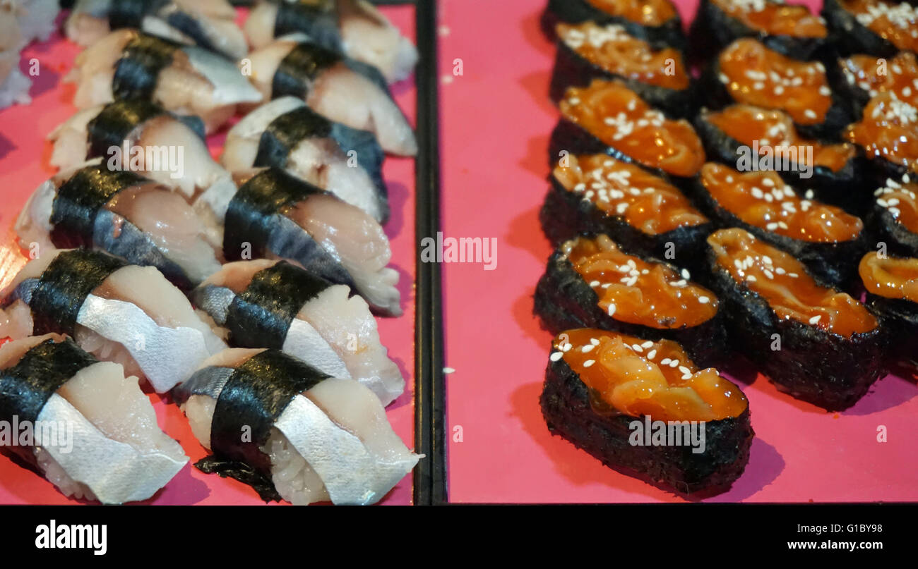 asian street food with local fresh fish Stock Photo - Alamy