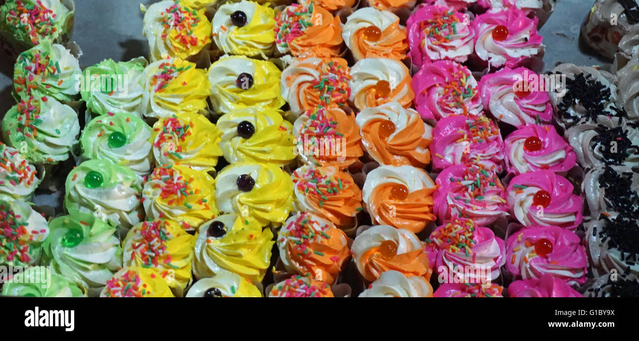 traditional asian street food with sweet cookies Stock Photo - Alamy