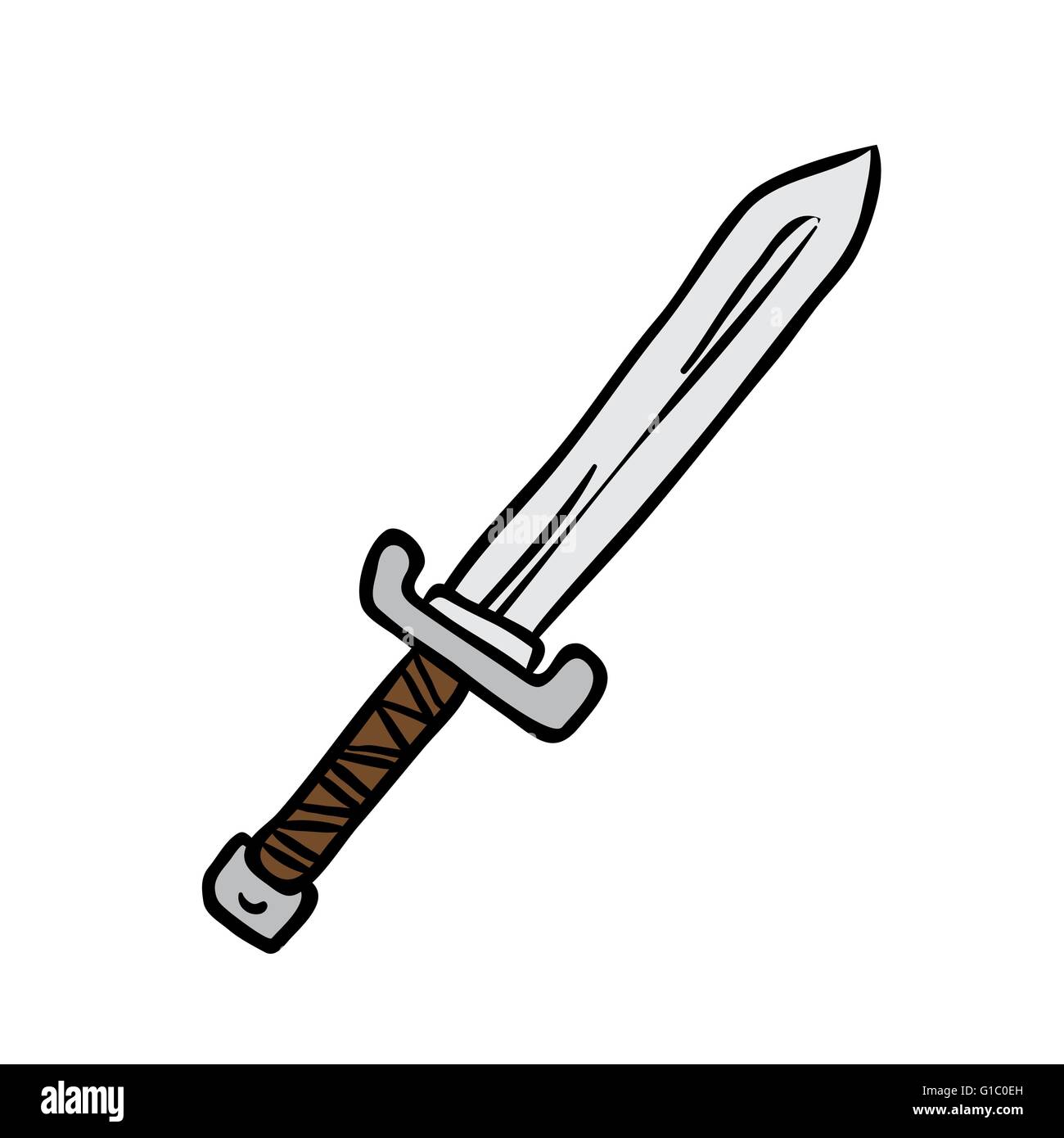 sword cartoon illustration Stock Vector Image & Art Alamy