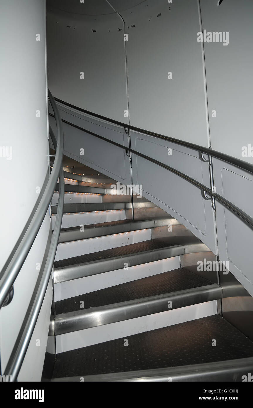 Airbus A380 861 Inside Test Aircraft F Wwdd Spiral Staircase