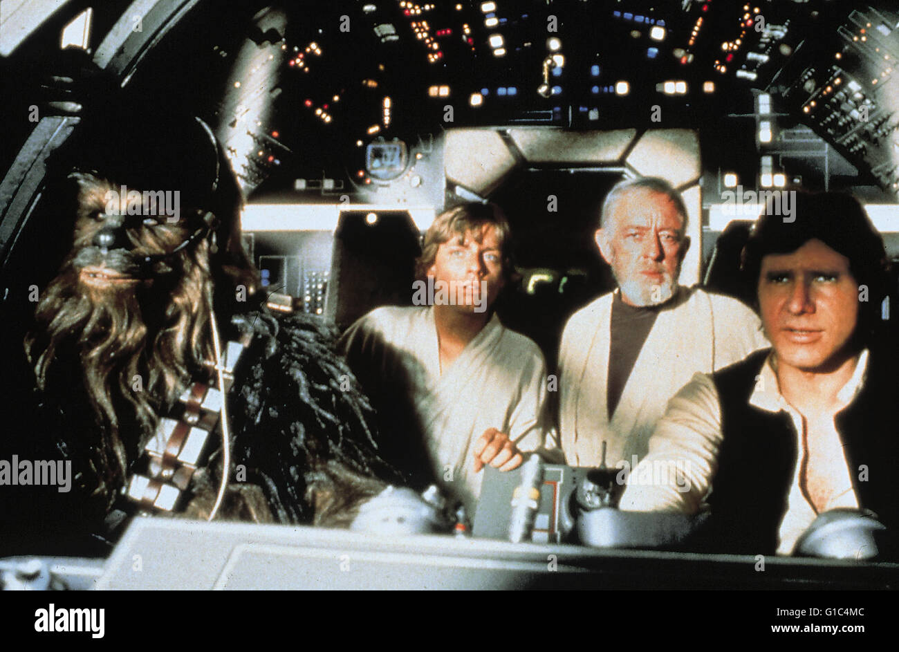 Krieg der Sterne - Special Edition / Mark Hamill / Sir Alec Guinness / Harrison Ford, Stock Photo