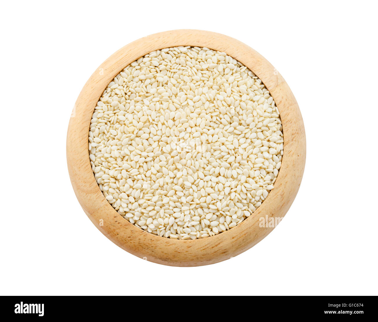 White sesame seeds in Cut Out Stock Images Pictures Alamy