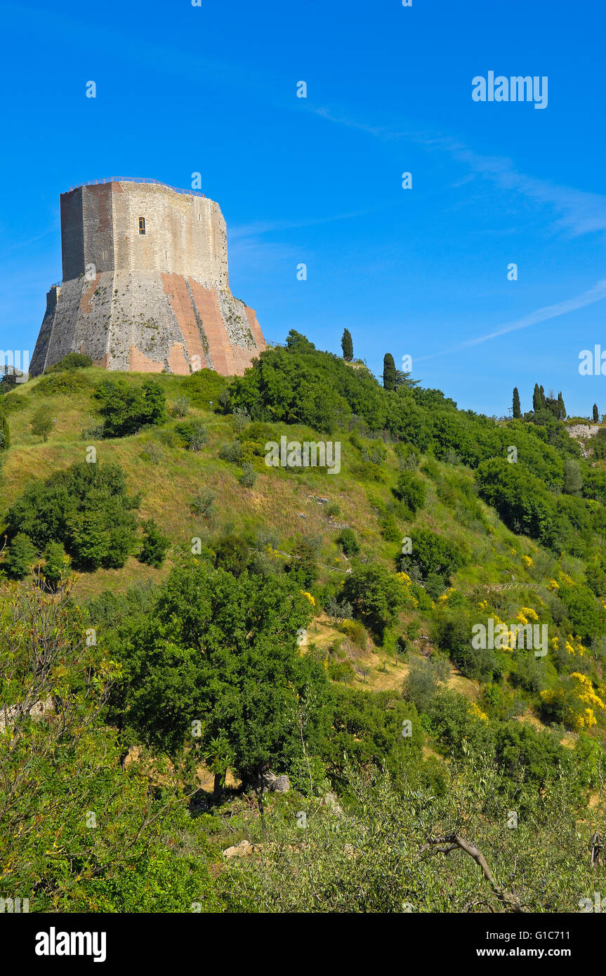 Rocca d´Orcia, Val d'Orcia, Orcia Valley. UNESCO world heritage site