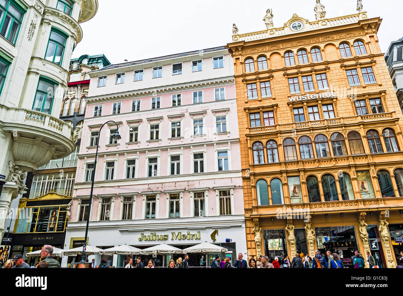 Feinkost- und Delikatessengeschäft Julius Meinl in Wien am Graben; Julius  Meinl, fine food, vienna Stock Photo - Alamy