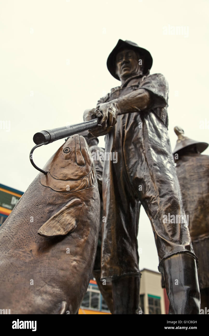 "The Rock" monument / statue featuring 7 lifesize figures from