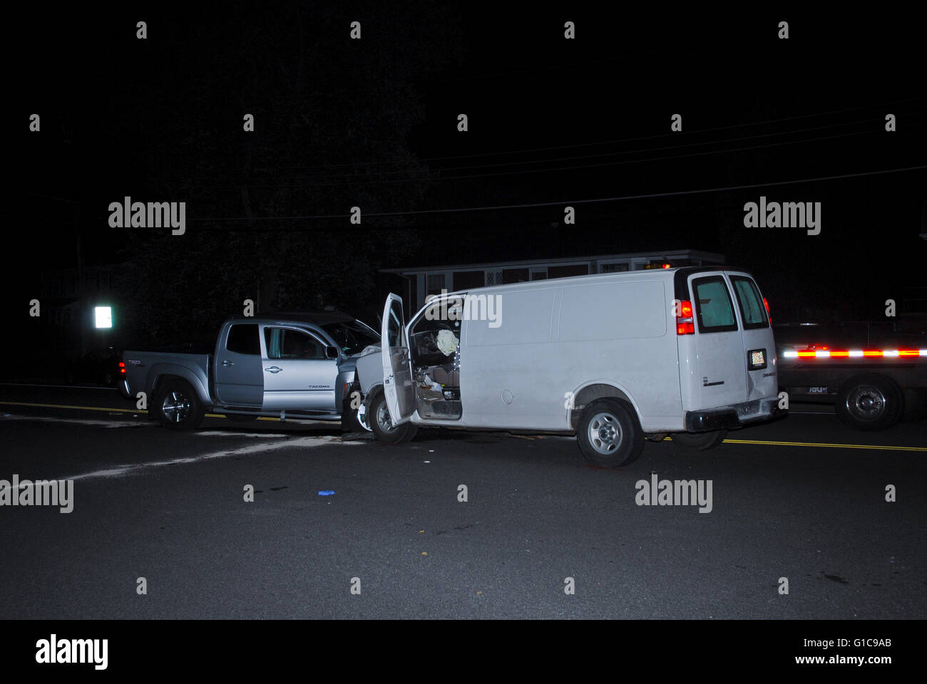 Fairfax County police investigate a fatal accident that occured when a