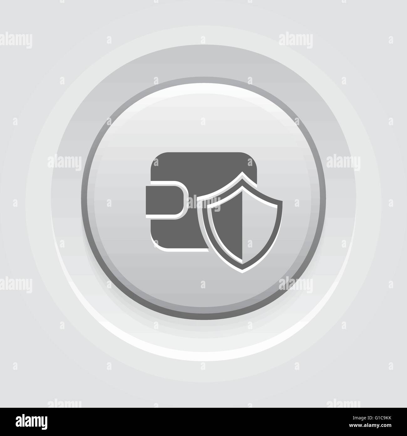 Wallet Protection Icon Stock Vector Image & Art - Alamy