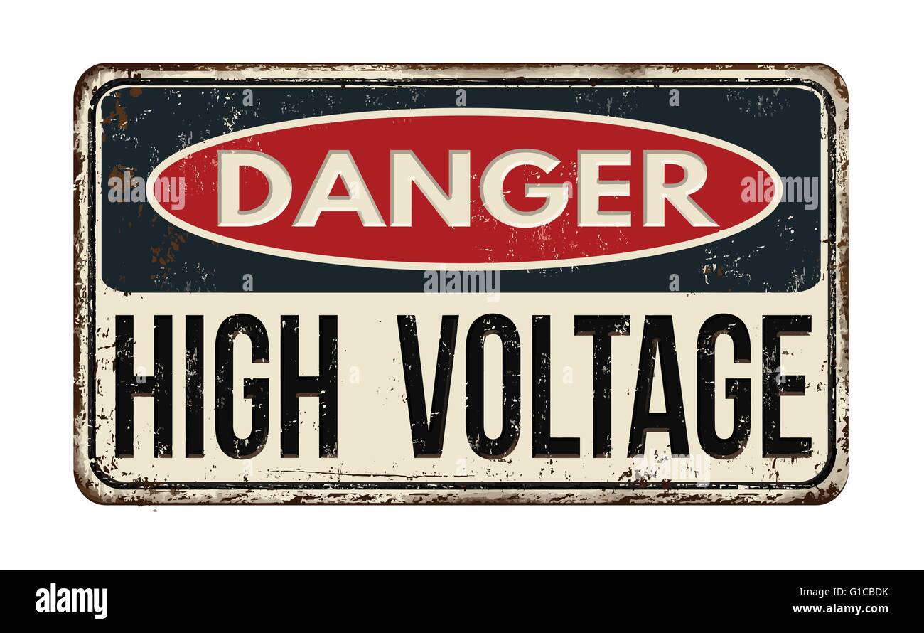 Warnschild „Danger High Voltage“ – Selbstklebend, PVC, 200x300 Mm, Englisch, Für Werkstatt & Industrie