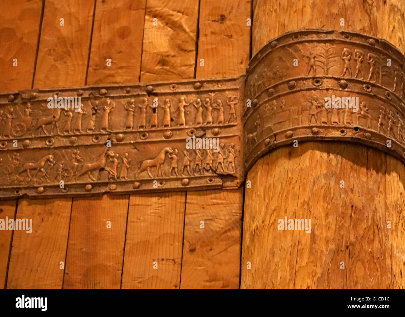 Reconstruction of the Balawat Gates, three sets of gates from Balawat ...