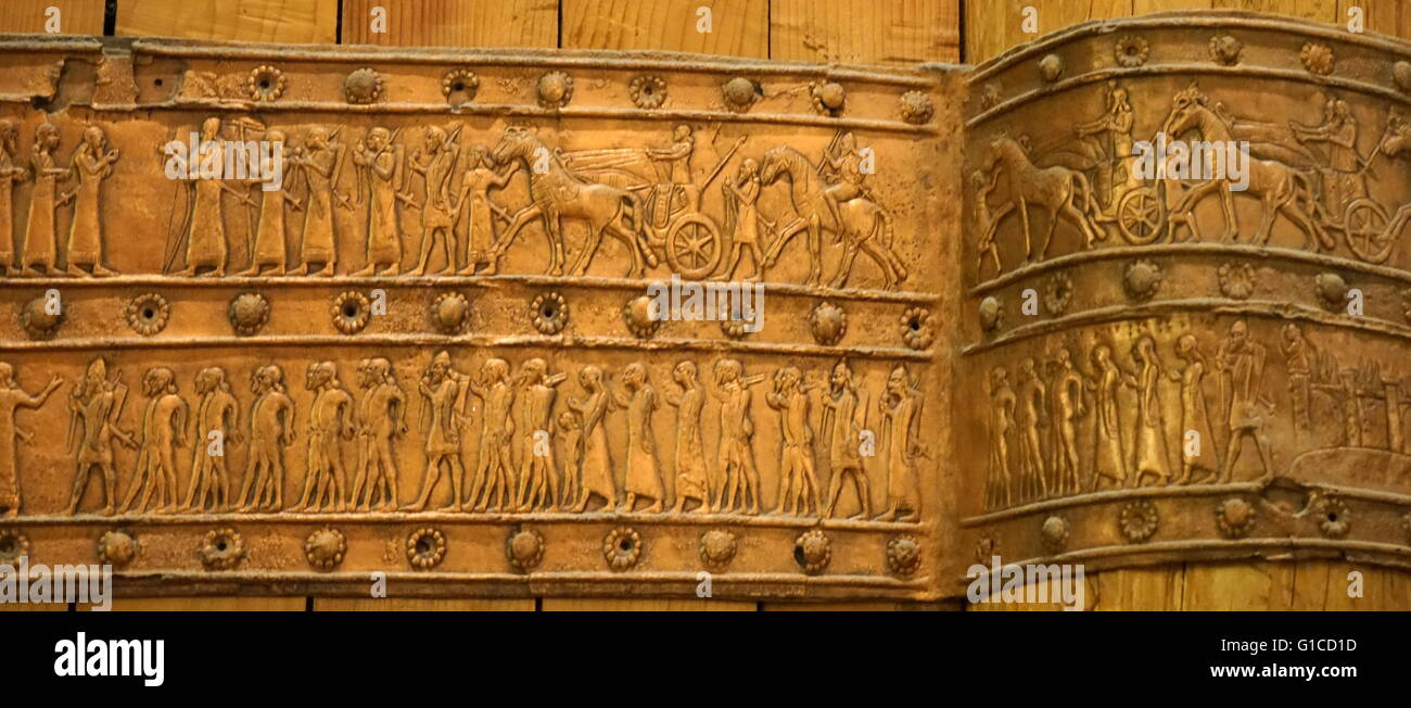 Reconstruction of the Balawat Gates, three sets of gates from Balawat ...