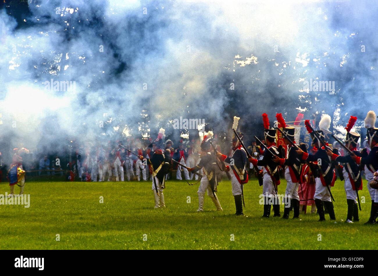 Italy Piedmont Marengo Reenactment of the Battle of Marengo Stock Photo ...