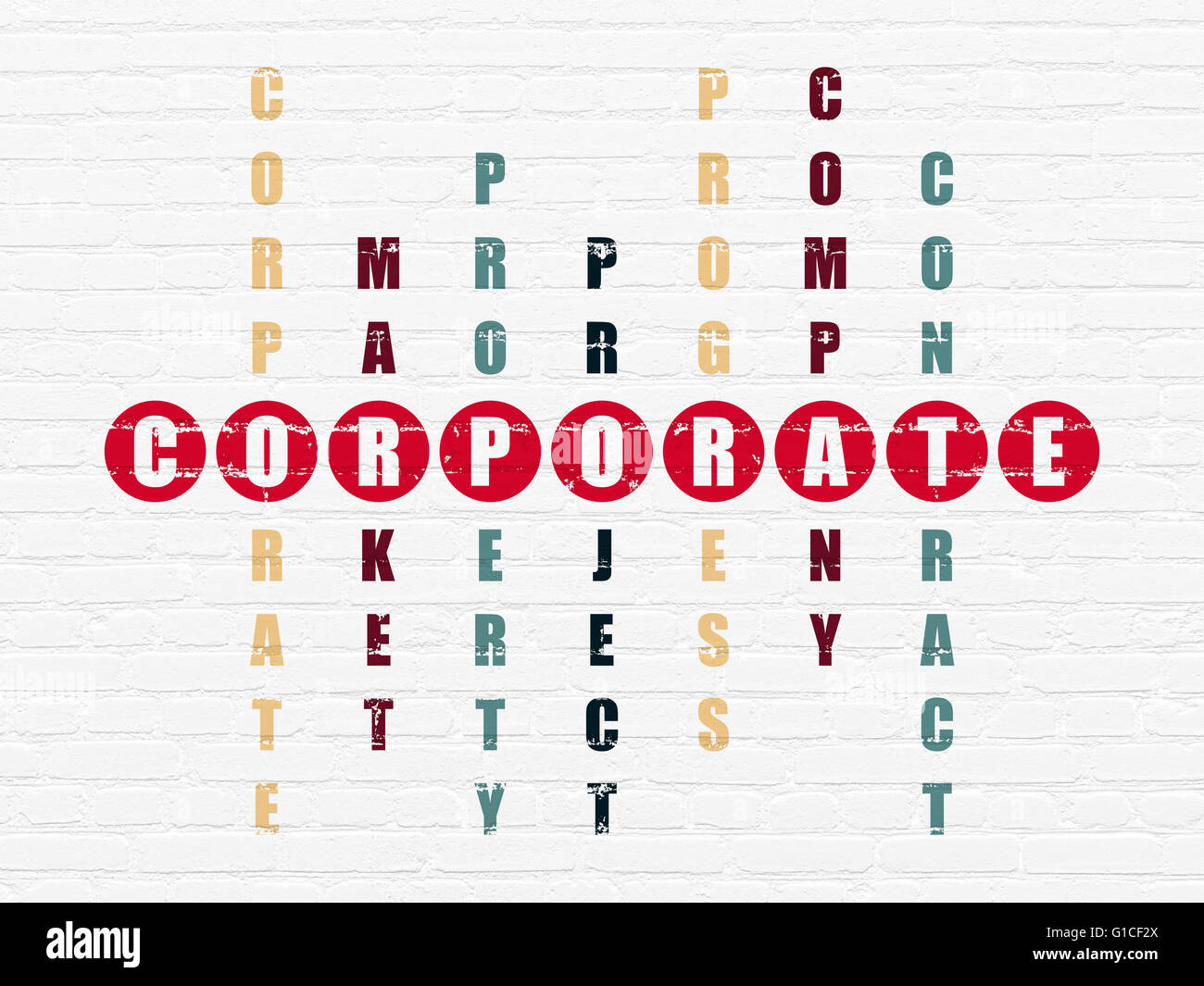 Finance concept: Corporate in Crossword Puzzle Stock Photo Alamy Finance concept: Corporate in Crossword Puzzle Stock Photo Alamy