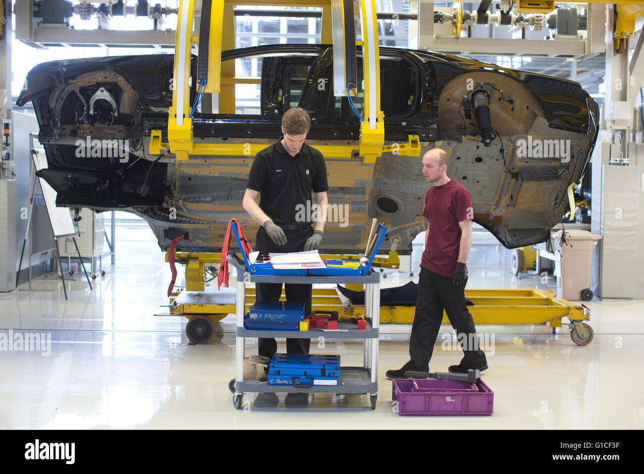 RollsRoyce motor car assembly plant, Chichester, West Sussex, England, UK Stock Photo Alamy