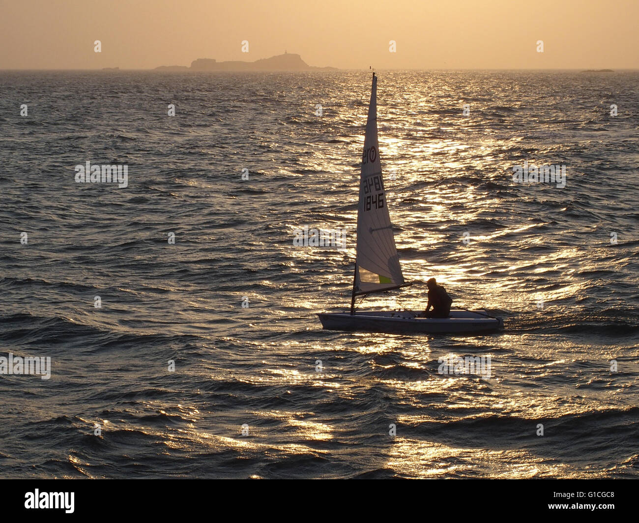 Aero 7 class, sailing dinghy Stock Photo Alamy