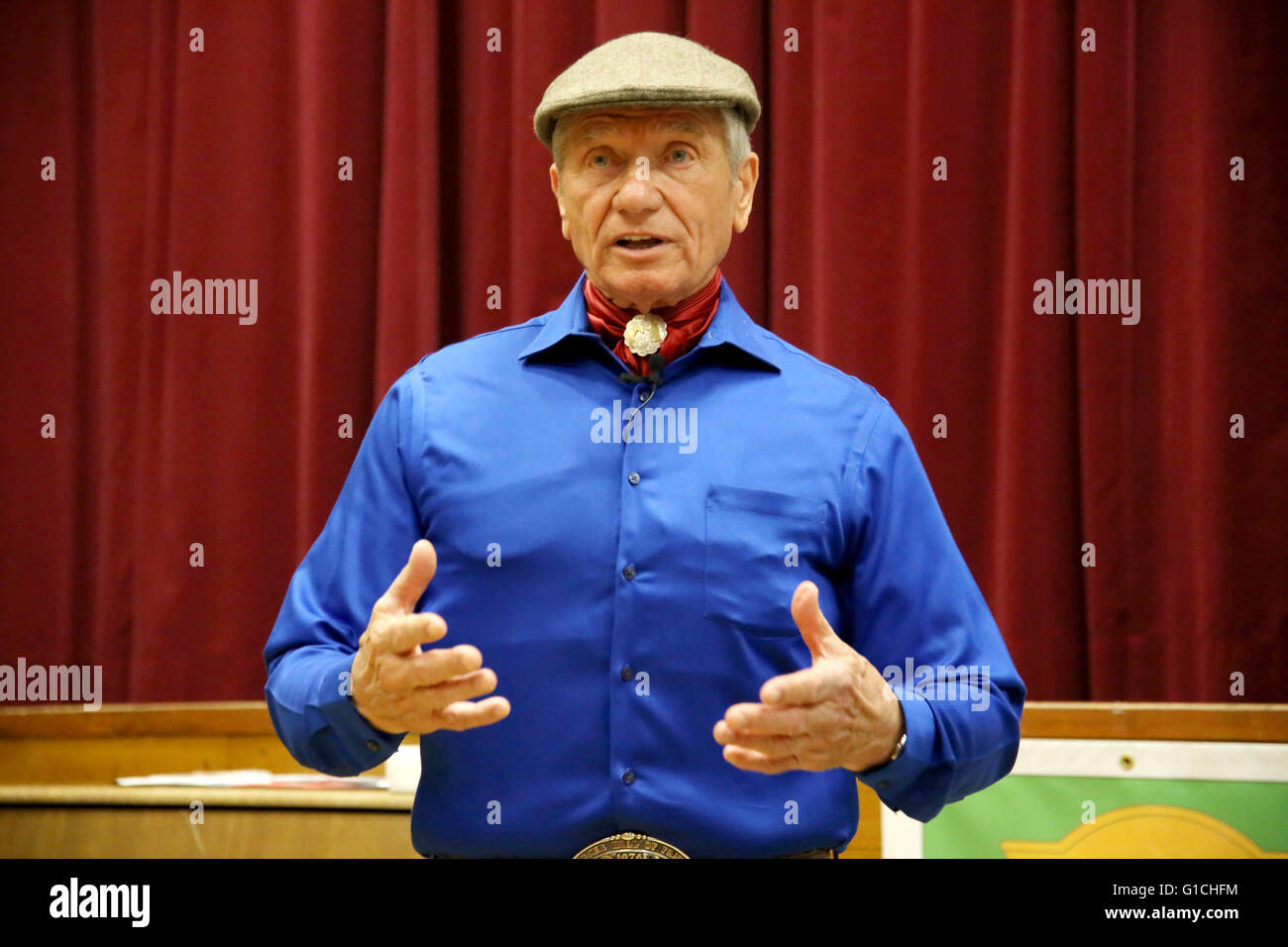 10 MAY. Portrait of the american horse specialist Monty Roberts aka