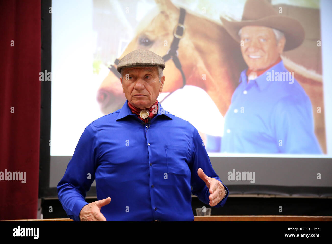 10 MAY. Portrait of the american horse specialist Monty Roberts aka
