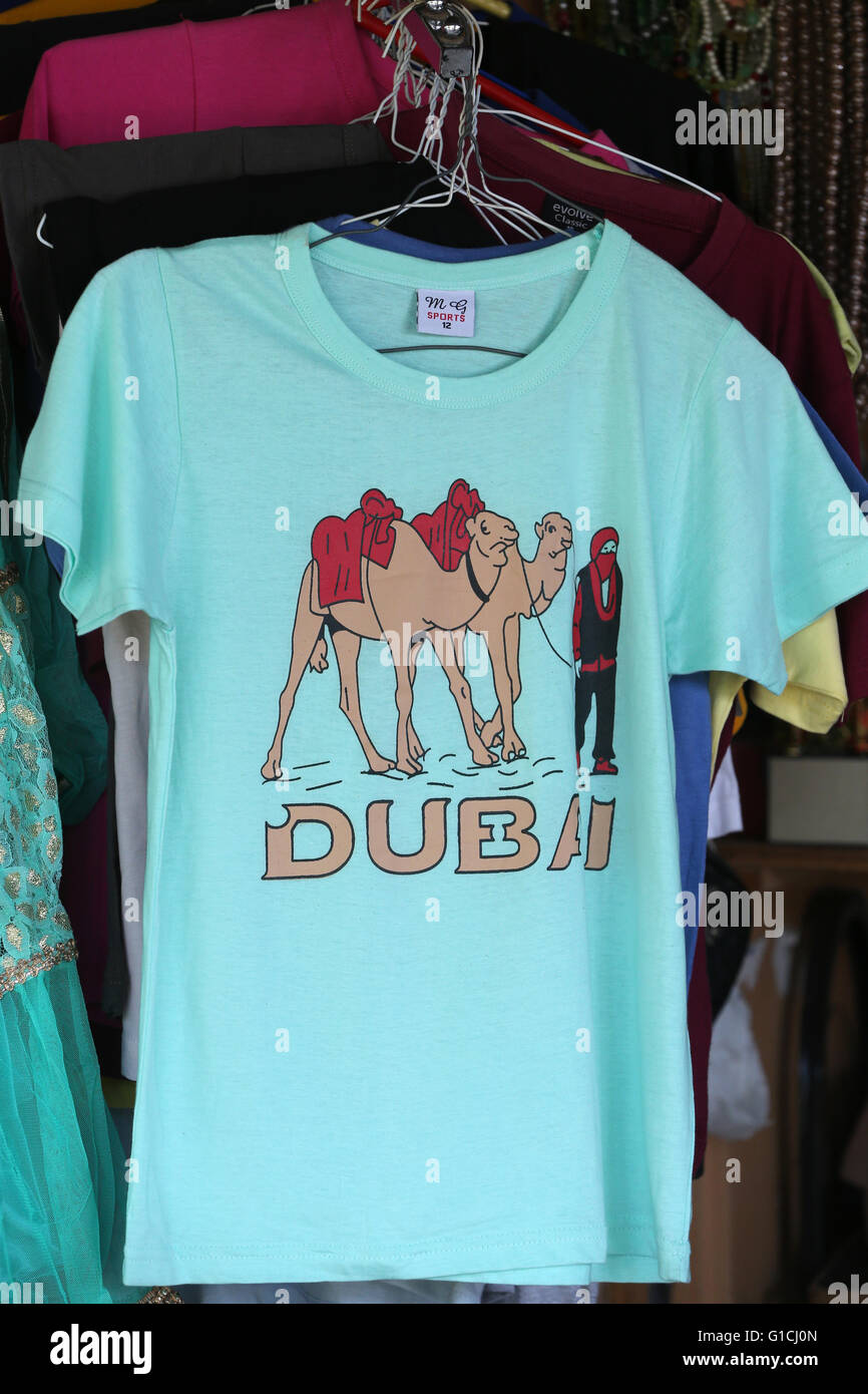 Dubai tshirt. United Arab Emirates Stock Photo Alamy