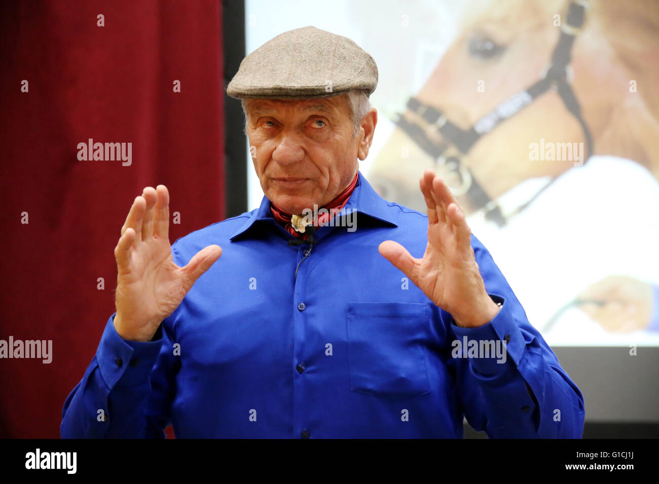 10 MAY. Portrait of the american horse specialist Monty Roberts aka