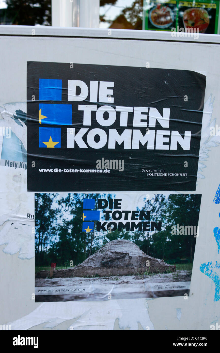 'Die Toten kommen' , Berlin. Stock Photo