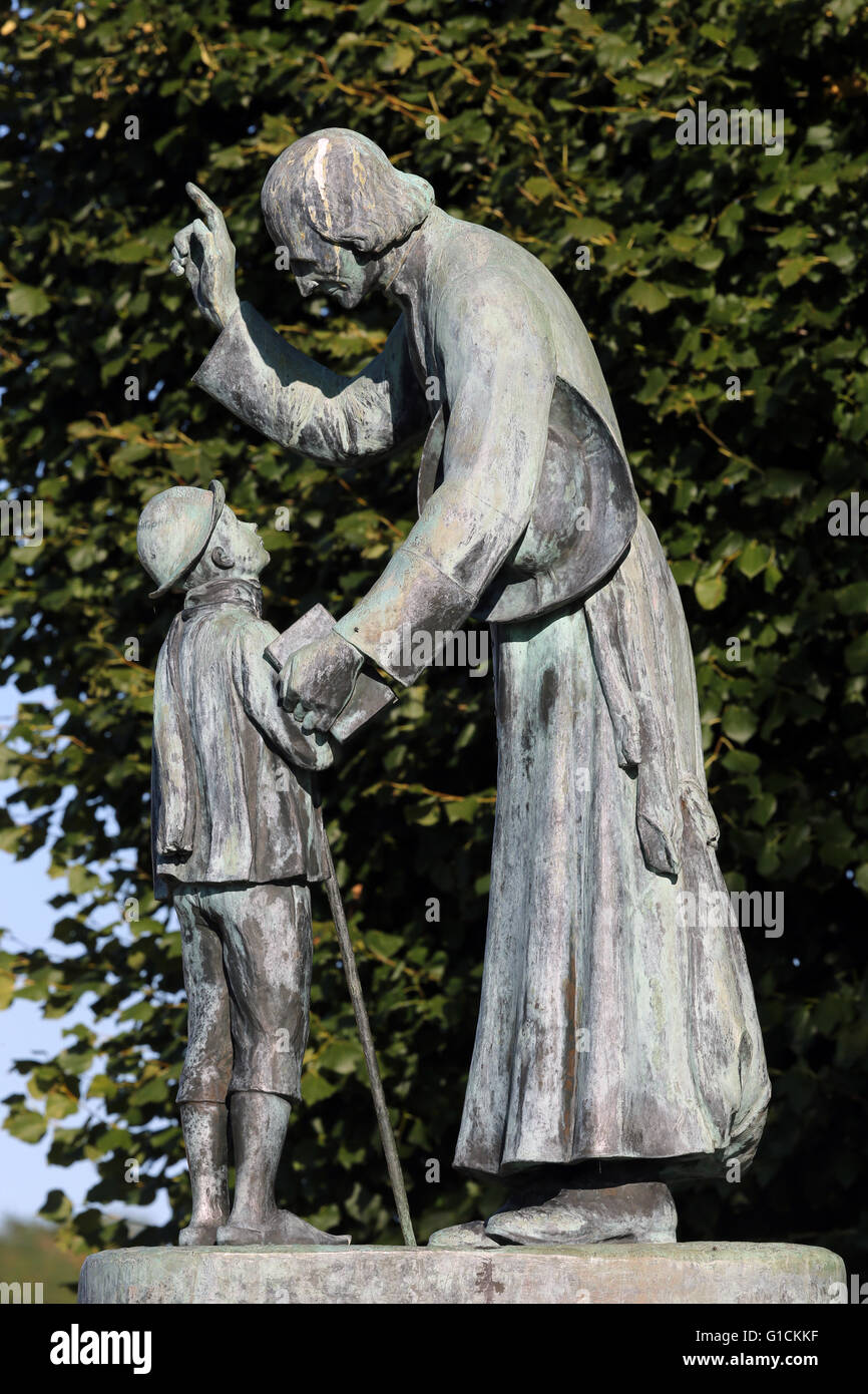 ArssurFromans. SanctuaryShrine of JeanMarie Vianney (the Cure d'Ars