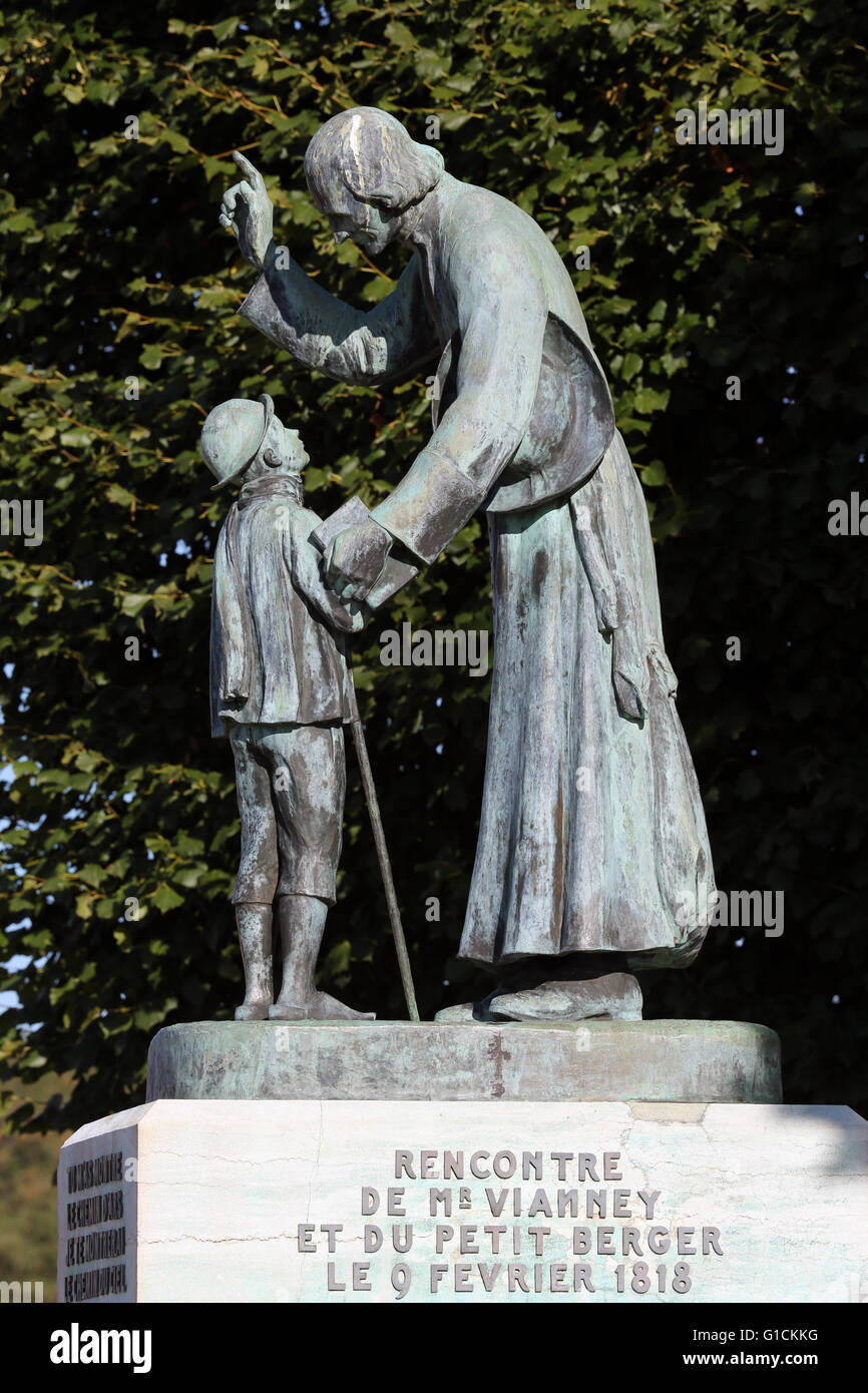 Ars Sur Fromans Sanctuary Shrine Of Jean Marie Vianney The Cure Stock Photo Alamy