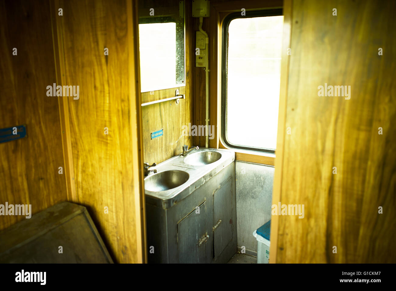 Reunification Express, Train journeys in Vietnam. Vietnam ways of life Stock Photo