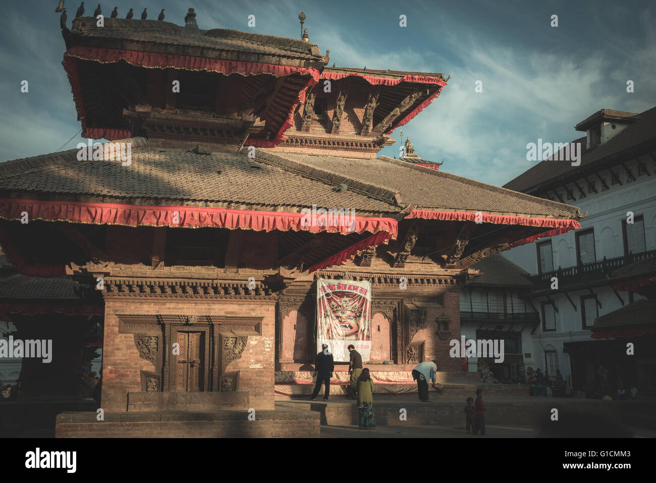 Anceint Durbar square in kathmadu, Nepal Stock Photo