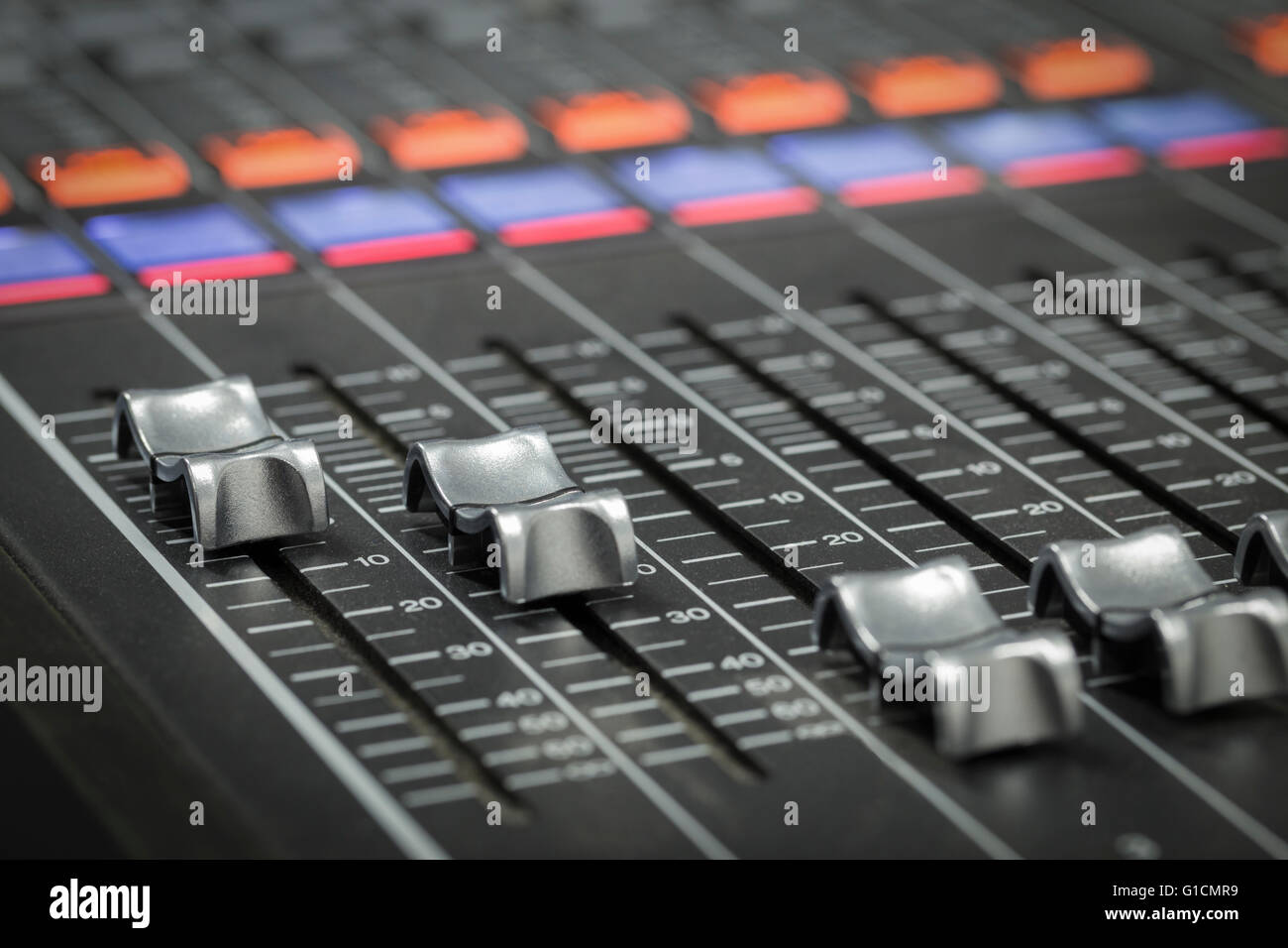 Sound mixer slide hi-res stock photography and images - Alamy