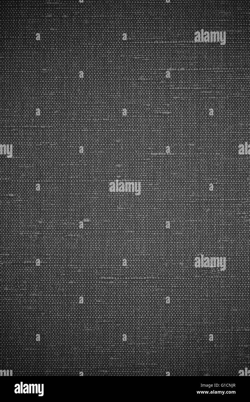 black linen background or woven fabric texture Stock Photo - Alamy