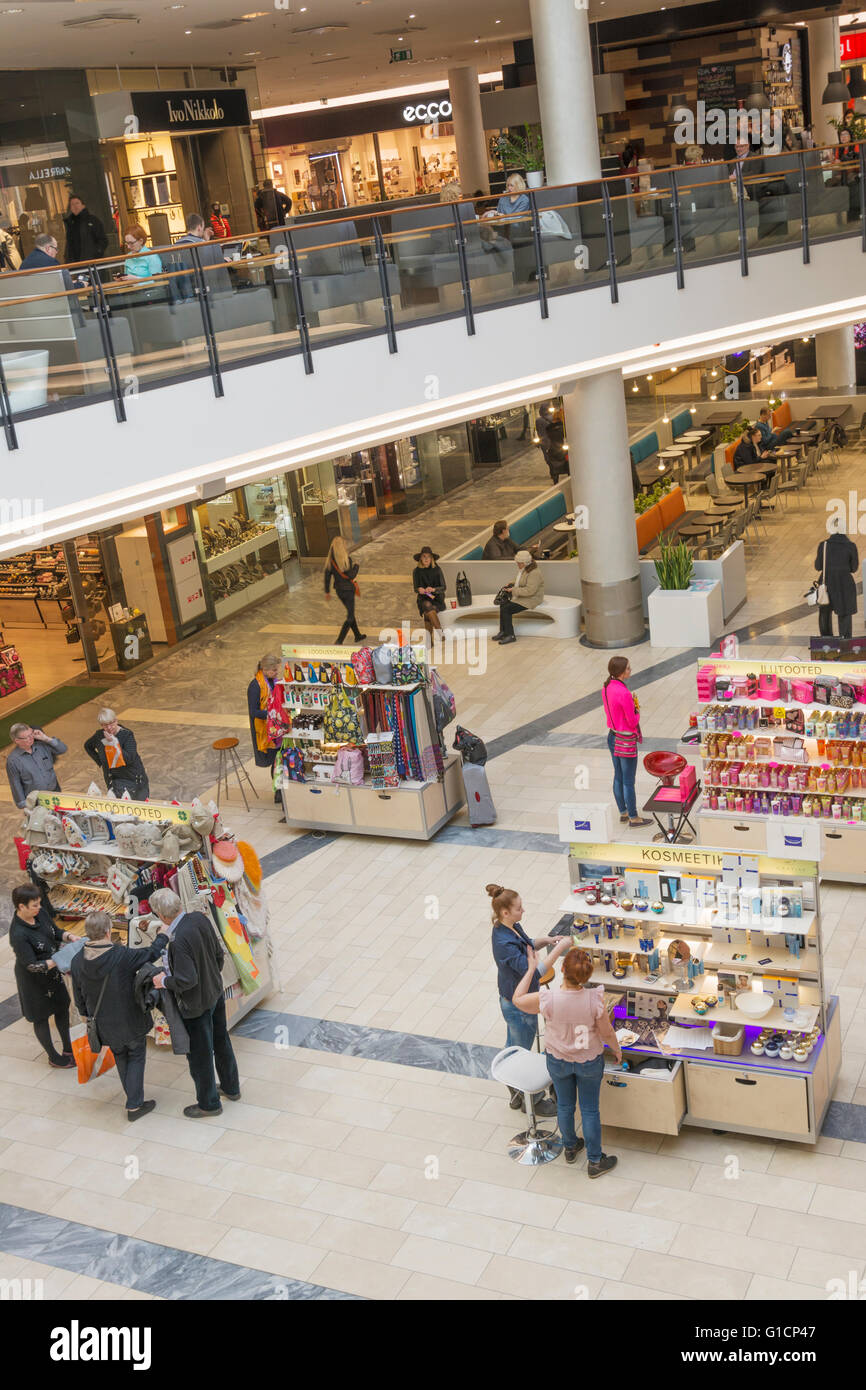 Viru keskus shopping mall in Tallinn Estonia Stock Photo