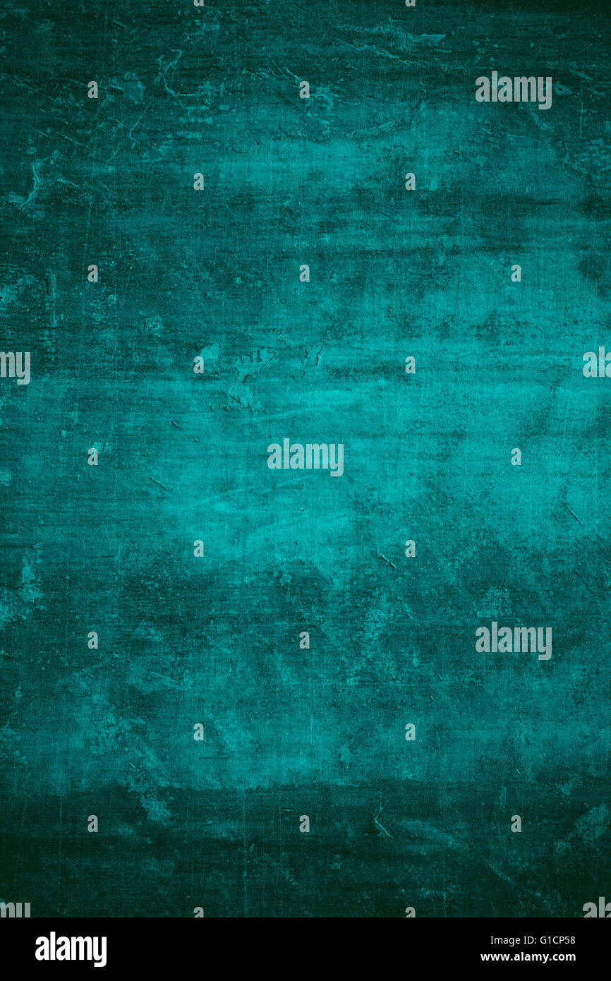 turquoise abstract background or rough plate texture Stock Photo