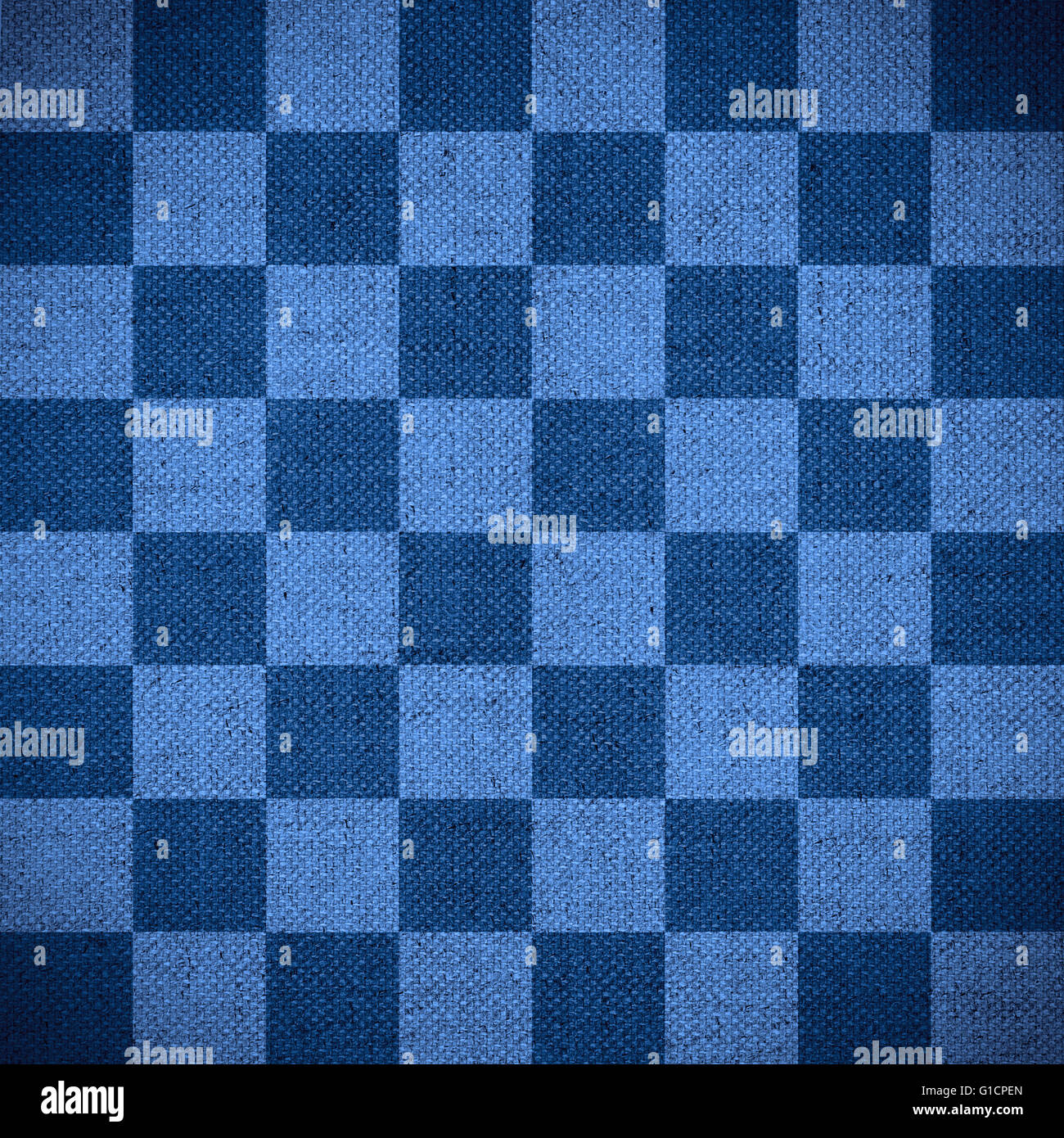 chequered pattern texture or blue chessboard background, check Stock Photo