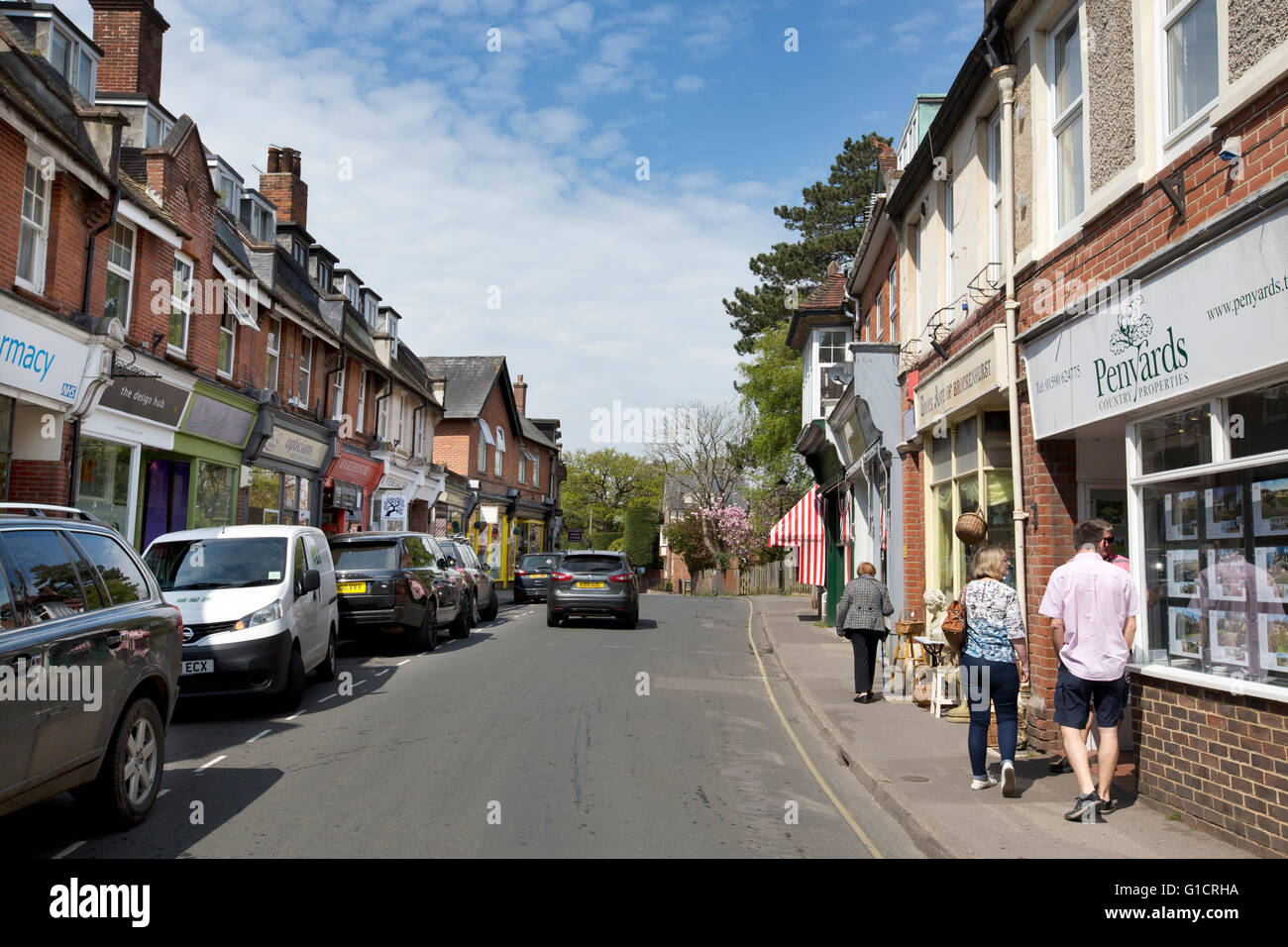 Brookley Road, Brockenhurst village in the heart of the New Forest