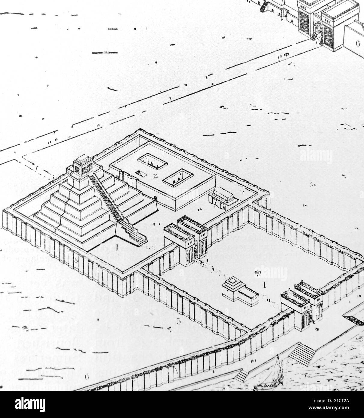 How To Draw A Ziggurat Step By Step