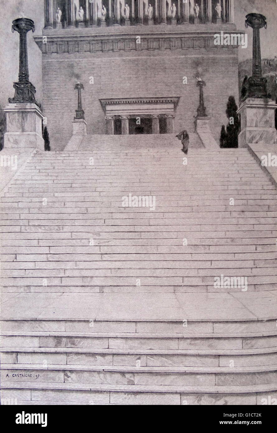Mausoleum at Halicarnassus a tomb built between 353 and 350 BC at ...