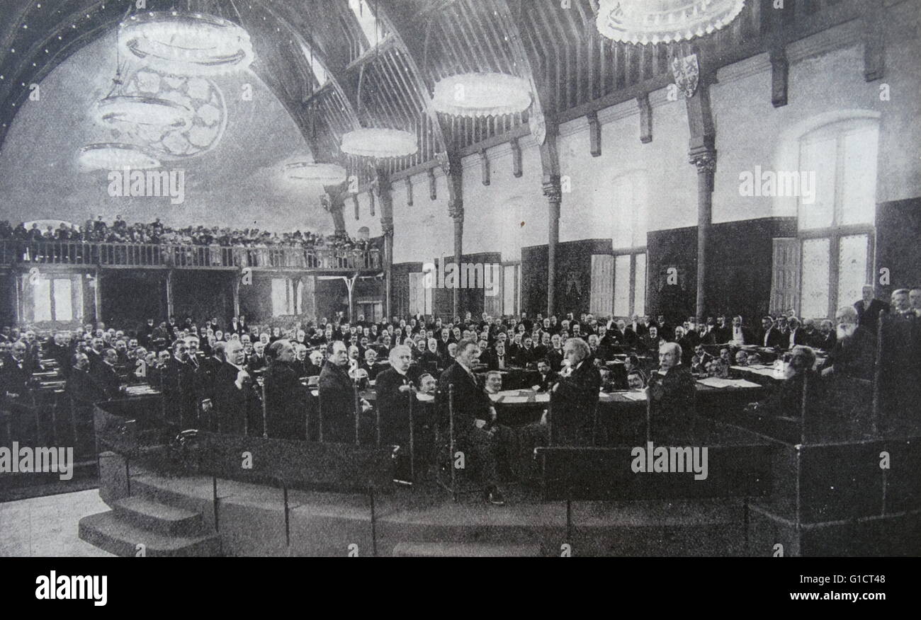 Photograph taken during the Hague Convention of 1907 Stock Photo Alamy