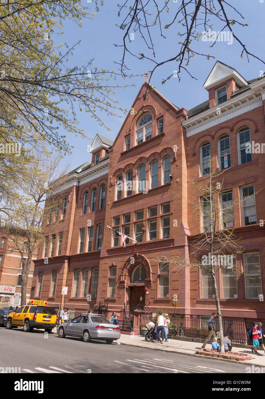 Public School 107, 8th Avenue, Brooklyn, New York, USA Stock Photo